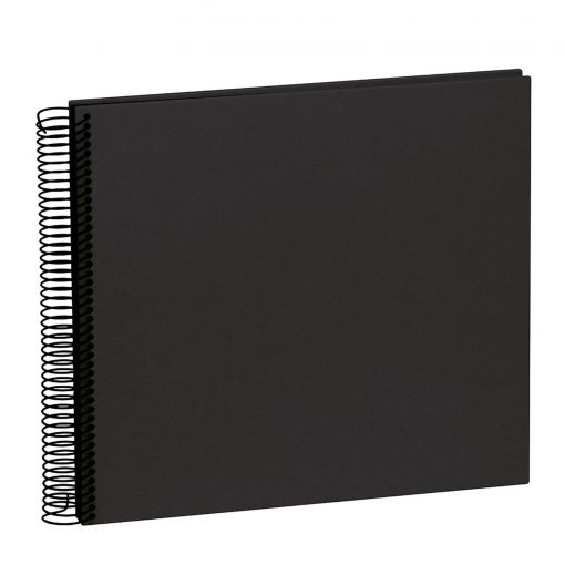 Spiral Album Economy Medium Black, 40 black p., photo mounting board, efalin cover, black | 4250053626986 | 352918