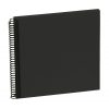 Sprial Piccolino, 20 black pages, efalin cover, black | 4250540928142 | 354872