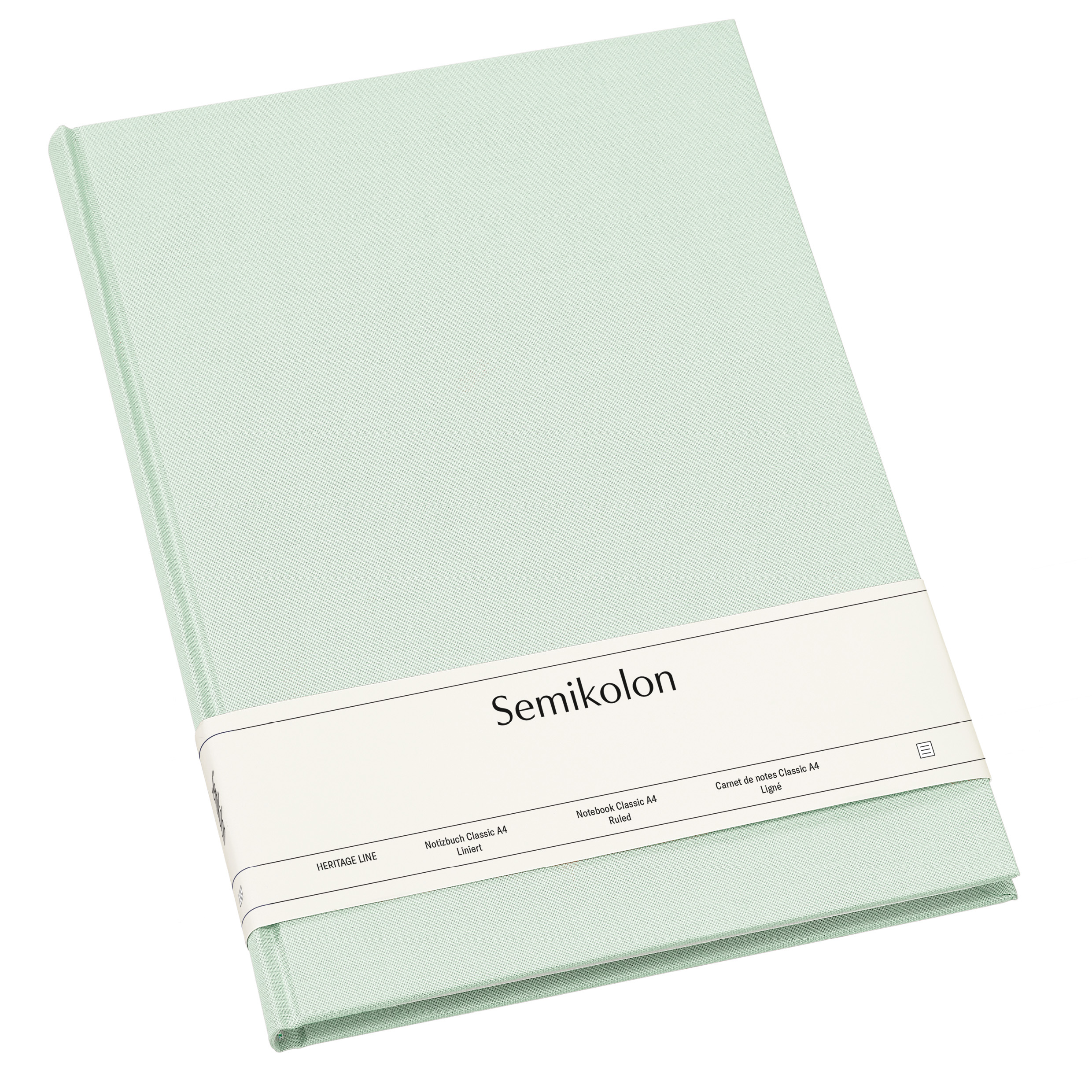 Notebook A4, Classic, Ruled, Moss | Semikolon