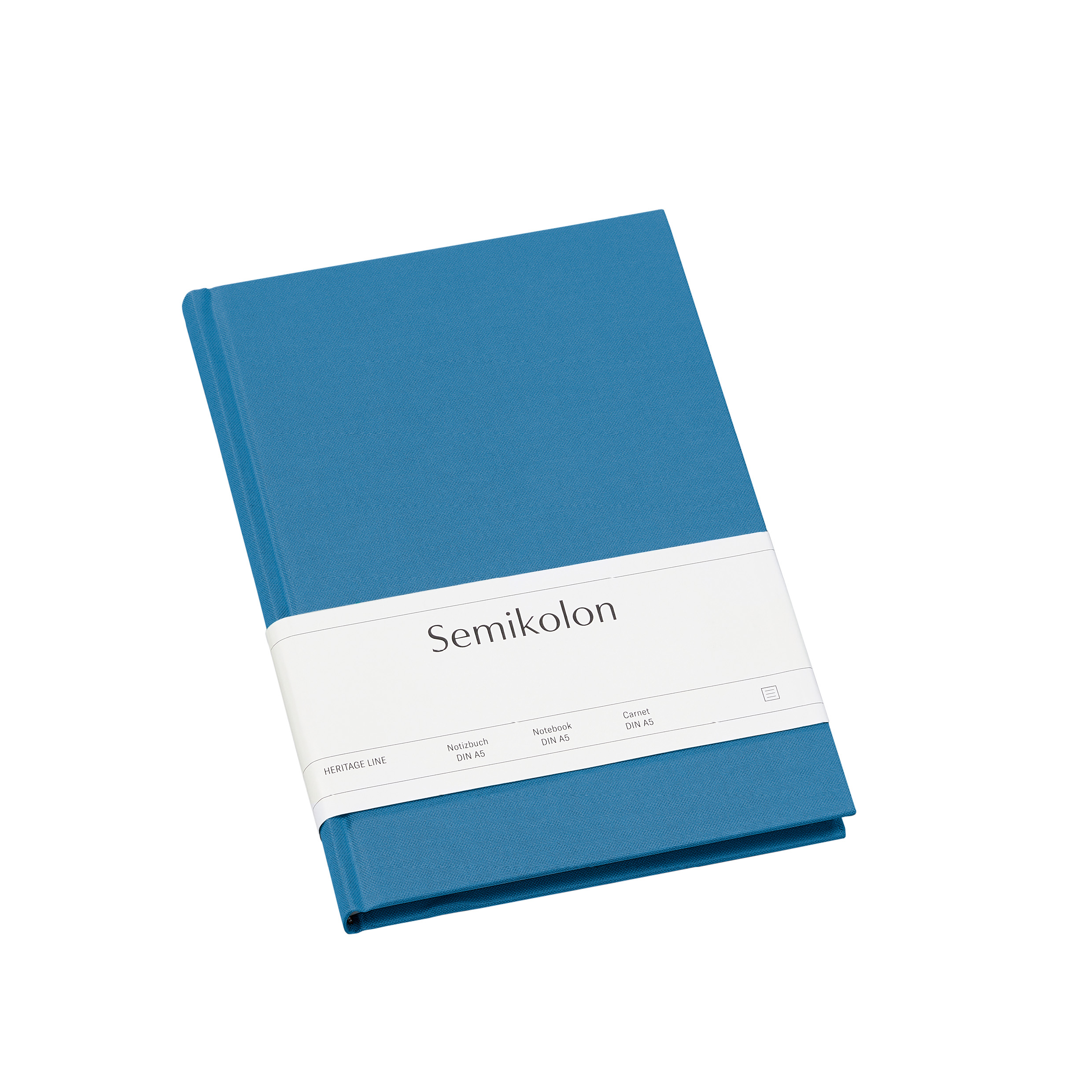 Notebook A5, Classic, Ruled, Azzurro | Semikolon