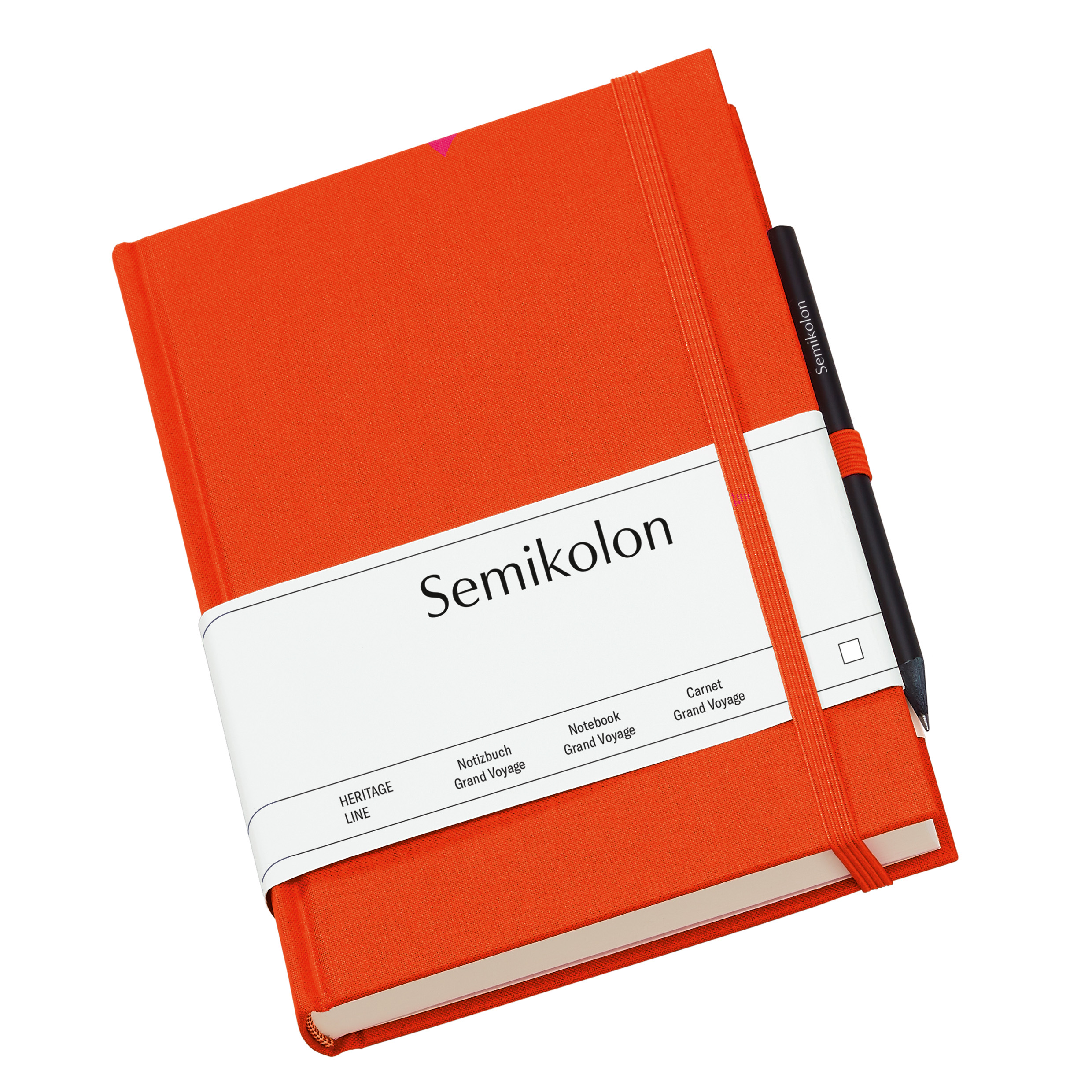 Notebook Grand Voyage orange - Semikolon