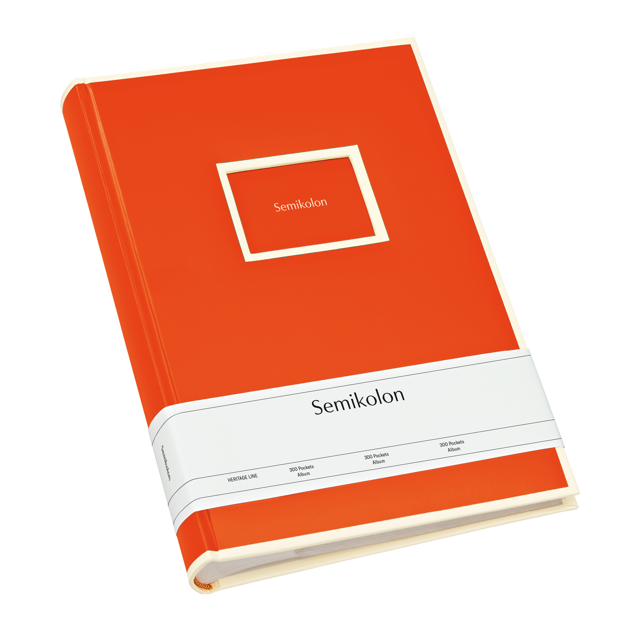 Photo Album, 300 Pocket, Orange | Semikolon